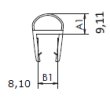 画像3: エッジシール OT-H640N／ガラス厚１０mm、８mm用／長さ：２．５m×２本 (3)